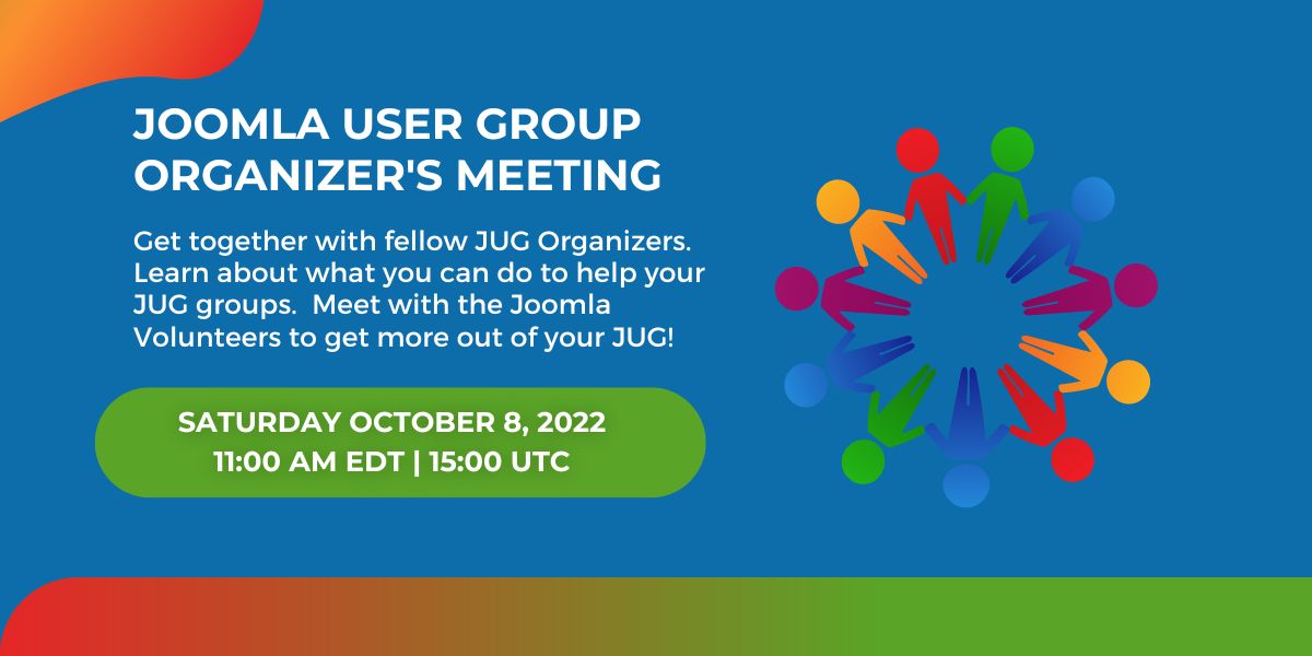 Joomla User Group Organizer Meeting