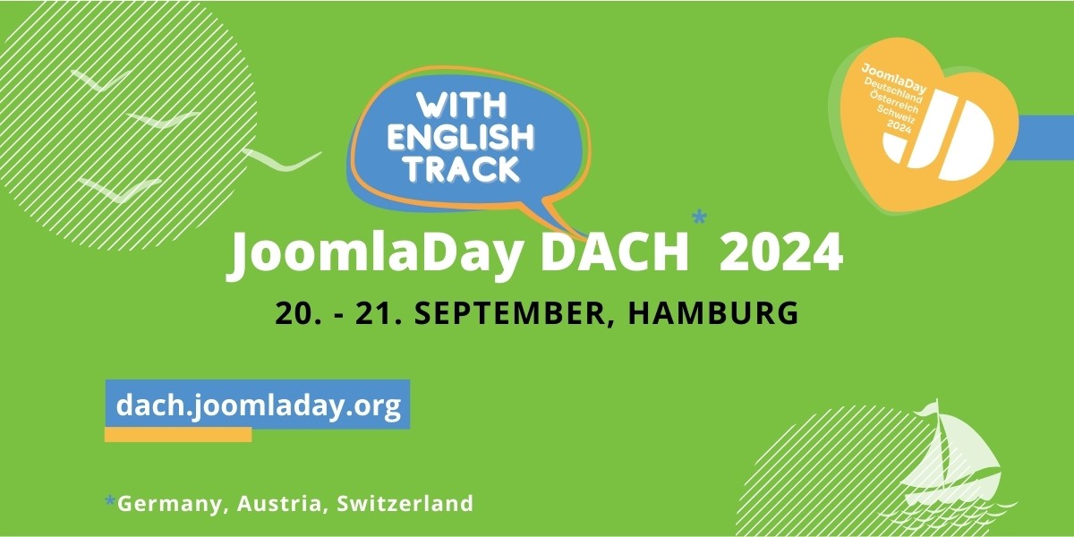 JoomlaDay DACH 2024 - 20-21 September 2024 Hamburg