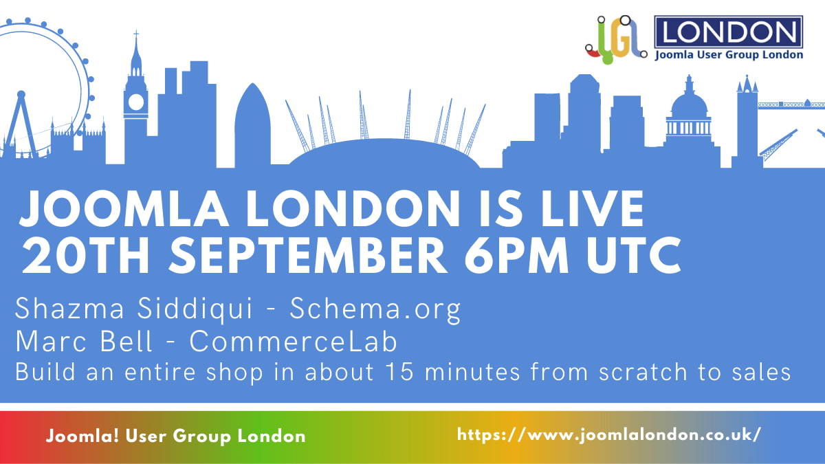Joomla User Group London September Event 