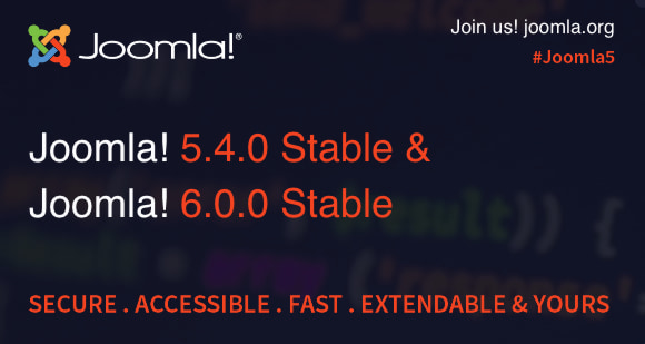 Section Image Joomla! 5.2.3 announcement.