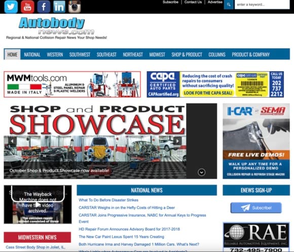 Autobodynews circa 2017 - not responsive.